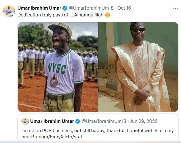 Viral ex-corper shares transformation following rumors that he went into POS business