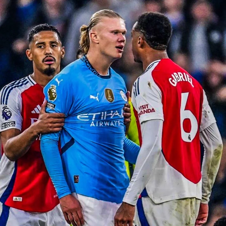 Haaland Breaks Silence on Gabriel Clash at Etihad