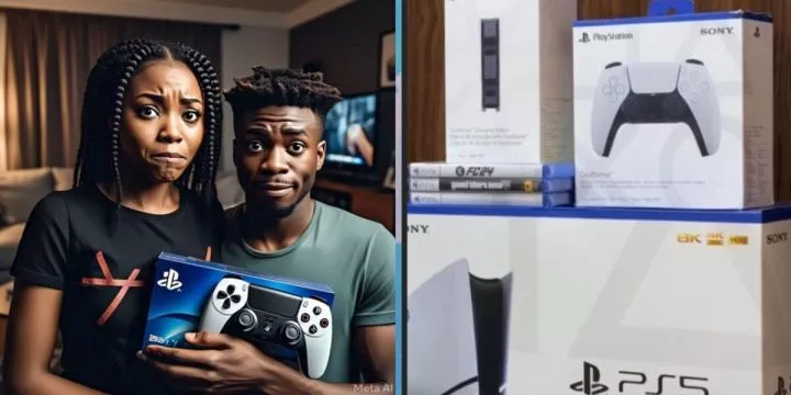 Lady in tears as boyfriend gets PS5 as Valentine's gift from another woman