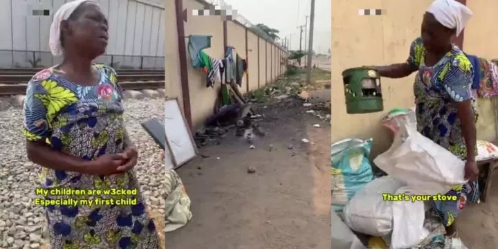 Mother sleeps under bridge as her children abandon her for not sending them to school