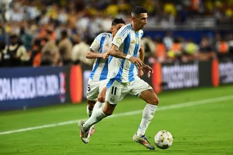 Di Maria in action for Argentina -- Imago