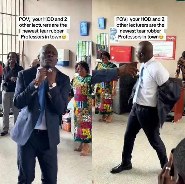 UNIPORT Professors Display Latest Dance Steps On Campus (Video)