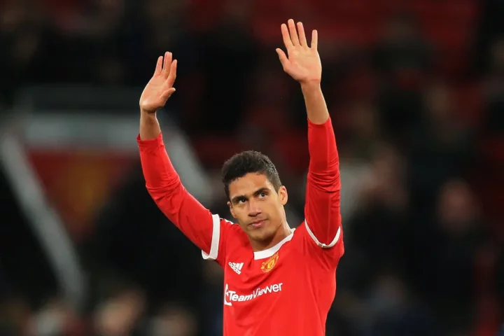 Former Man United defender, Raphael Varane, retires at 31