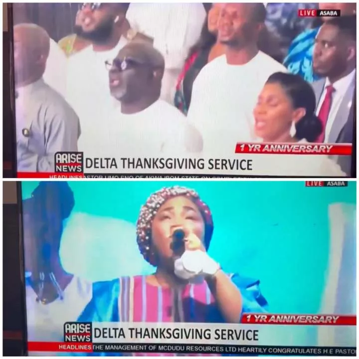 'I am at a loss for words'- Arise Tv anchor expresses shock as Delta state governor organizes Praise and Worship session to mark his 1st year in office