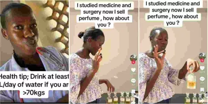 Shock as medical doctor turns perfume seller