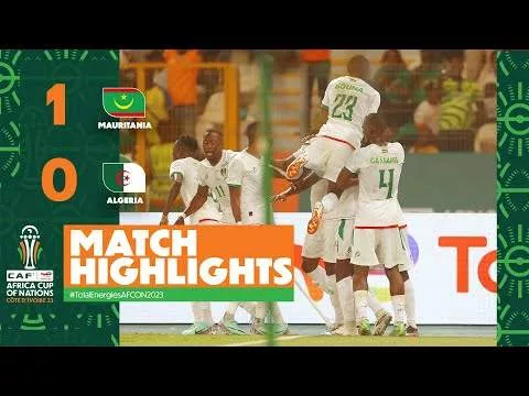 Mauritania 1 - 0 Algeria (Jan-23-2024) Africa Cup of Nations 2023 Highlights