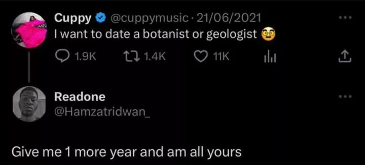 'I'm all yours' - Nigerian man graduates first class in botany, reminds DJ Cuppy of her post about dating a botanist