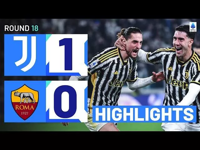 Juventus 1 - 0 Roma (Dec-30-2023) Serie A Highlights
