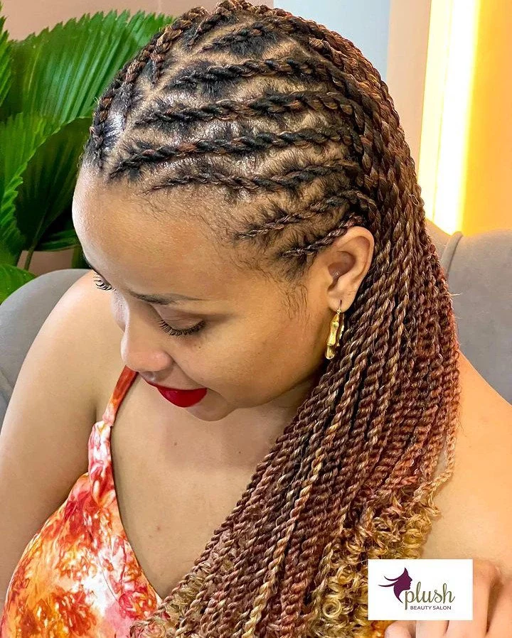 Very beautiful African braids hairstyles to try out.