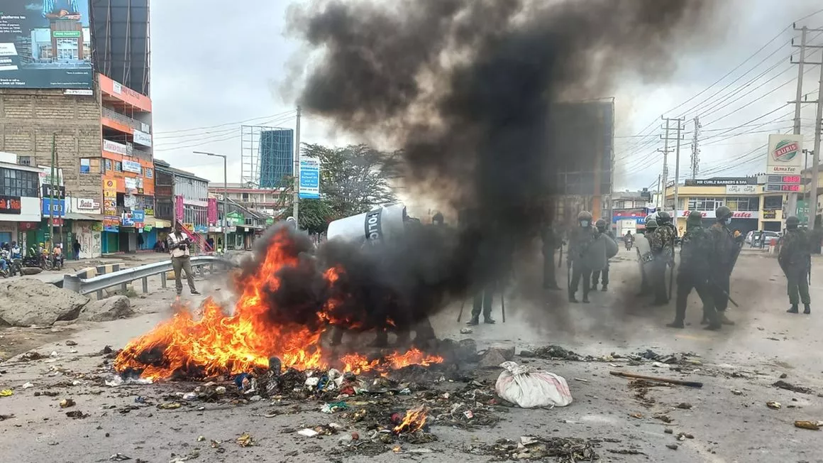 Youths take to the streets as Kenya's anti-government protests continue