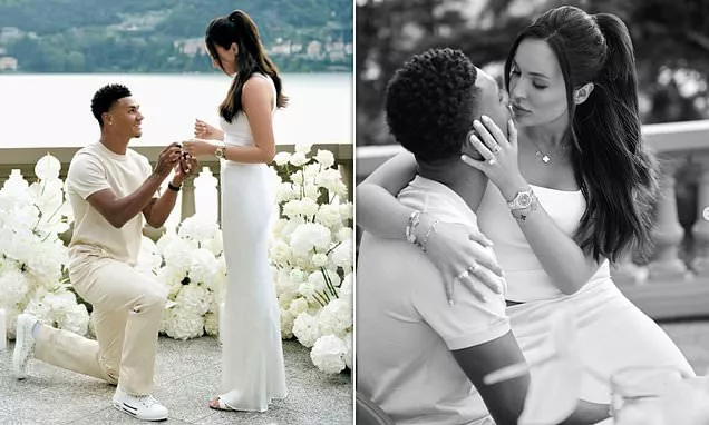 Footballer Ollie Watkins proposes to girlfriend Ellie Alderson at Lake Como during holiday in Italy (photos)