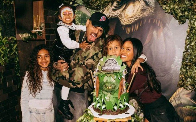 Chris Brown Unites All His Children to Celebrate Son Aeko's Birthday