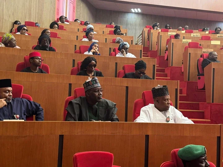 PHOTO NEWS: Late Senator Ifeanyi Ubah's Body Arrives National Assembly