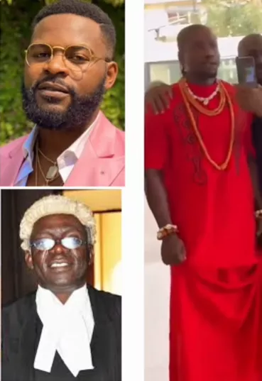 VDM arrives court in Edo traditional attire for hearing of defamation case filed against him by the Falanas (video)