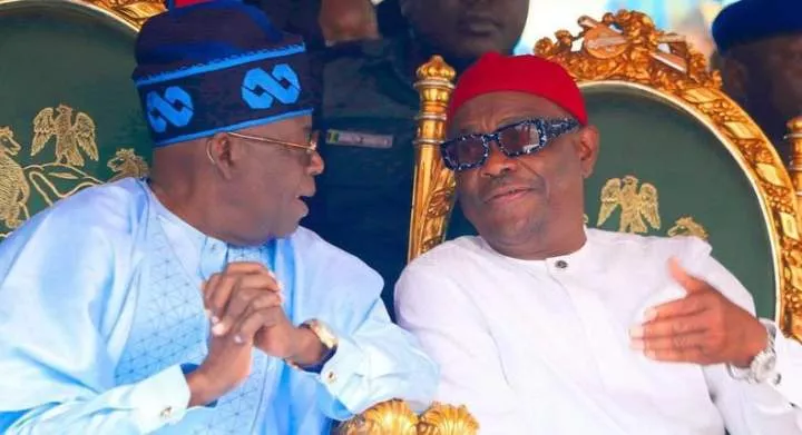  President Bola Tinubu and Minister of the FCT, Nyesom Wike
