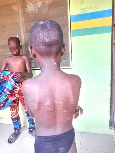 father flees after 'brutalising' own children