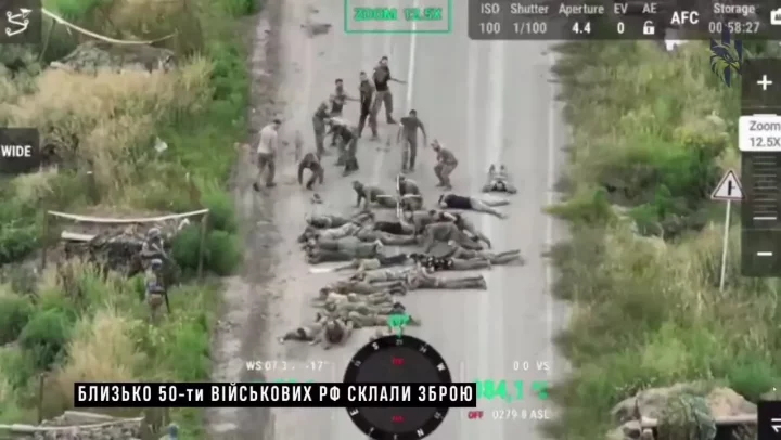 RAIN OF FIRE: Moment Ukraine 'kills 400 Putin troops' INSIDE Russia as missiles pound column & send soldiers fleeing for their lives