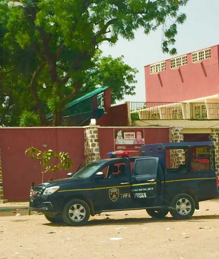 BREAKING: Tension in Kano as Heavy Security Takes over Emir Sanusi's Palace [PHOTOS]