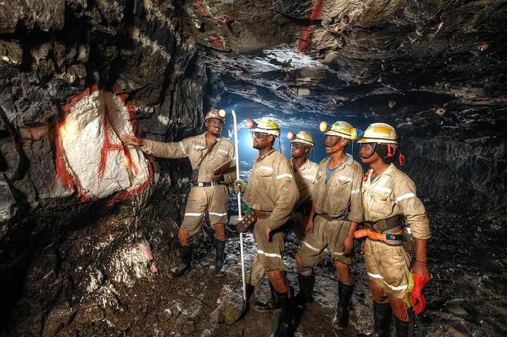 Mining workers 