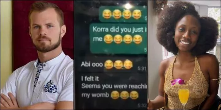 Justin Dean accuses Korra Obidi of having affair while pregnant, leaks chat