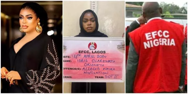 EFCC sends message to Naira abusers, suggests asking Bobrisky for update