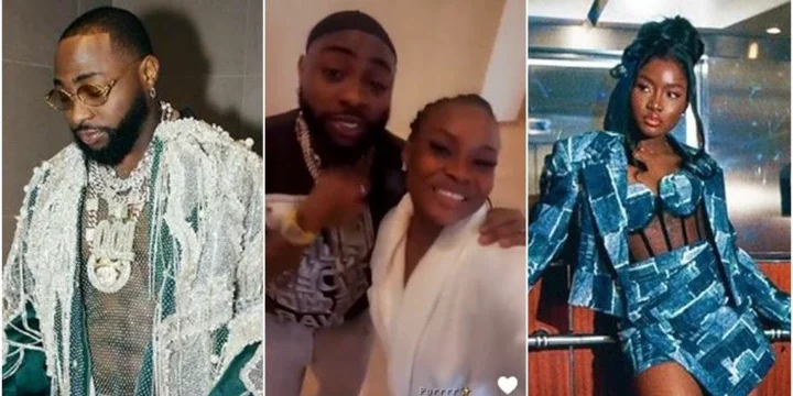 "He knows this one" - Fun moment of Davido and Ilebaye sparks reactions -VIDEO