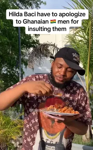 'Just tasted Ghanaian jollof' - Nigerian man opens up on the taste, calls out Hilda Baci