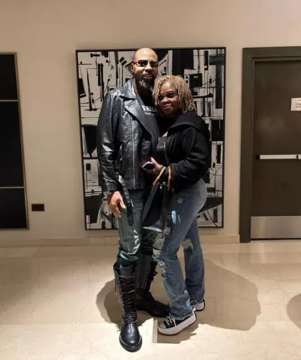 Yul Edochie's brother, Linc addresses trolls dragging him and his new wife