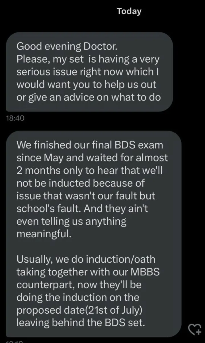 UNICAL sends 200-600 level dental students home over excess admission