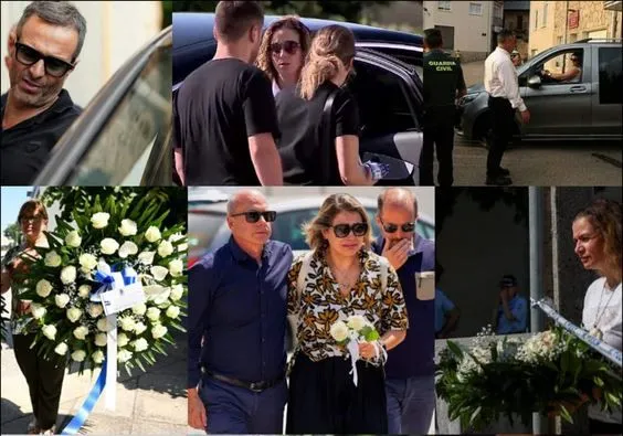 Photos Of Diogo Jota's Mother, Wife, And Grandfather Attending Footballer's Wake Photos Of Diogo Jota's Mother, Wife, And Grandfather Attending Footballer's Wake