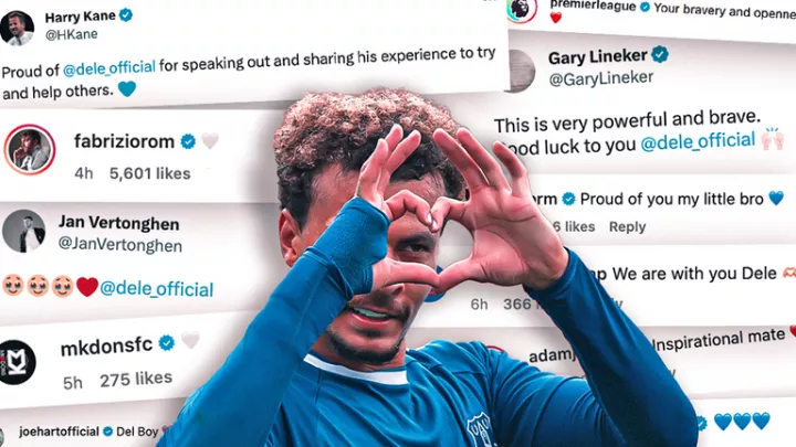 The world of sport reached out in support of Dele Alli