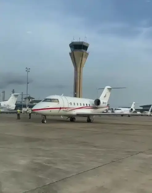 Trending video of private jets at Abuja airport for Tinubu's inauguration