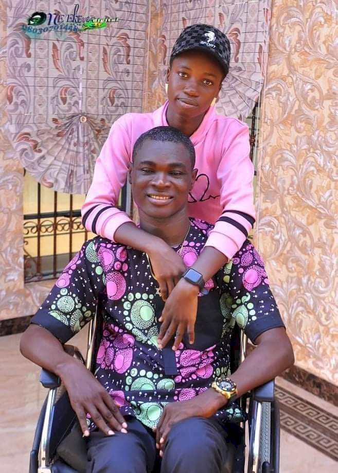 Physically challenged man set to tie the knot with lover (Photos)