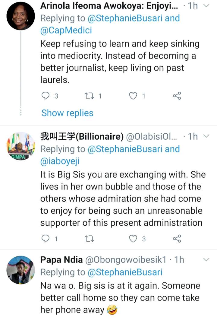 CNN's Stephanie Busari responds after she was called out by lawyer Iyabo Awokoya for her publication on the Ikoyi building collapse