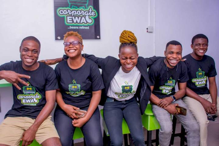 22-year-old lady once employed as security guard sets up food business that employs youths