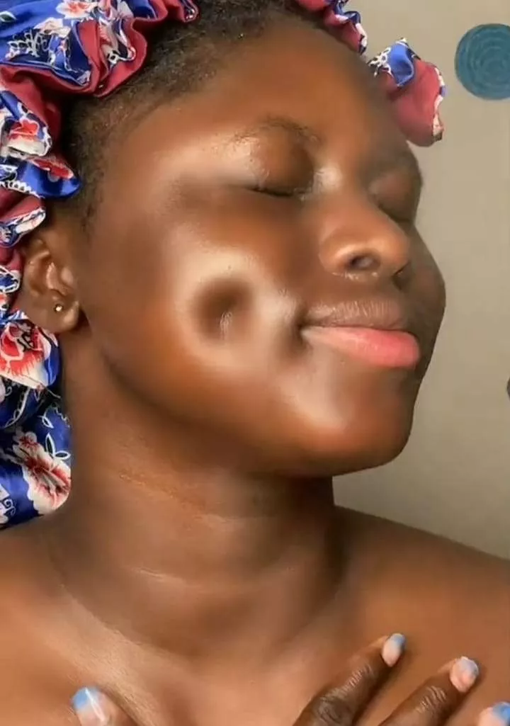 'It is not fake' - Nigerian lady breaks internet after sharing photos of her deep facial dimples