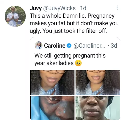 Twitter users react to photos of woman 'humbled by pregnancy