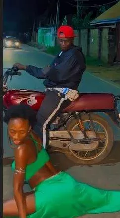 'Who no like better thing?' - Reactions as Korra Obidi reveals what Okada man requested from her after twerking on his bike (Video)