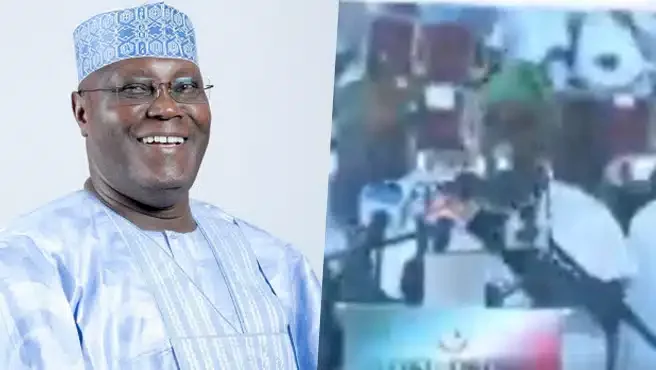 'Vote for A... I mean PDP' - Atiku suffers gaffe during campaign (Video)