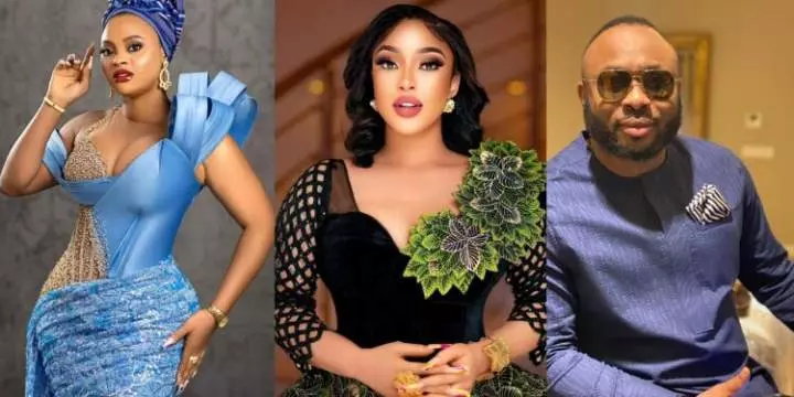 "Pray against toxic and bitter partners; they hardly move on" - Actress, Angela Eguavon warns amid Tonto Dikeh and Churchill's fresh drama