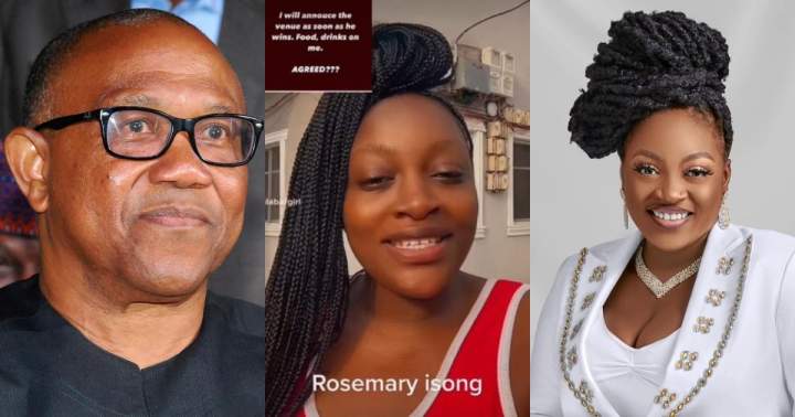 I'll give free 'toto' if Peter Obi wins this election, just DM - Lady promises free services (VIDEO)