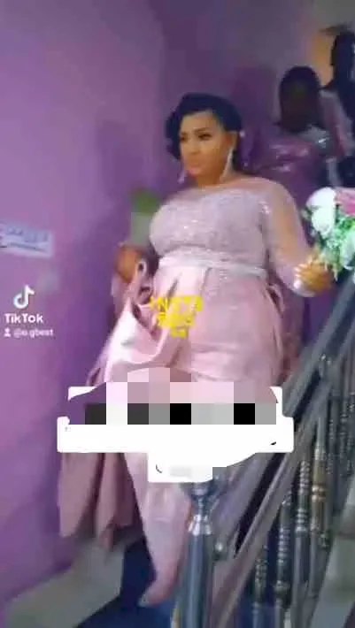 'God finally changed my name to Mrs Somebody' - Lady super excited as she weds at 52 (Video)