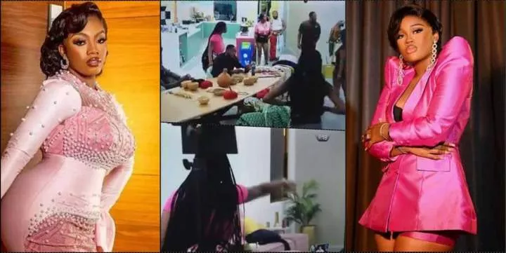 "Fire dey my head, no try am" - Angel charges at Ceec (Video)