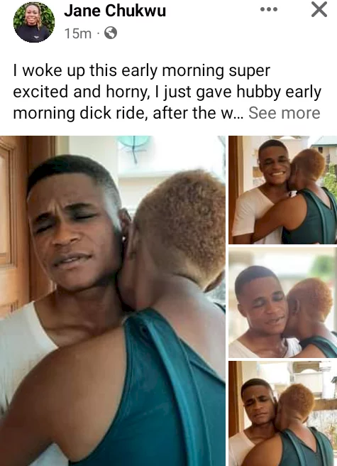 'I gave hubby early morning d**k ride