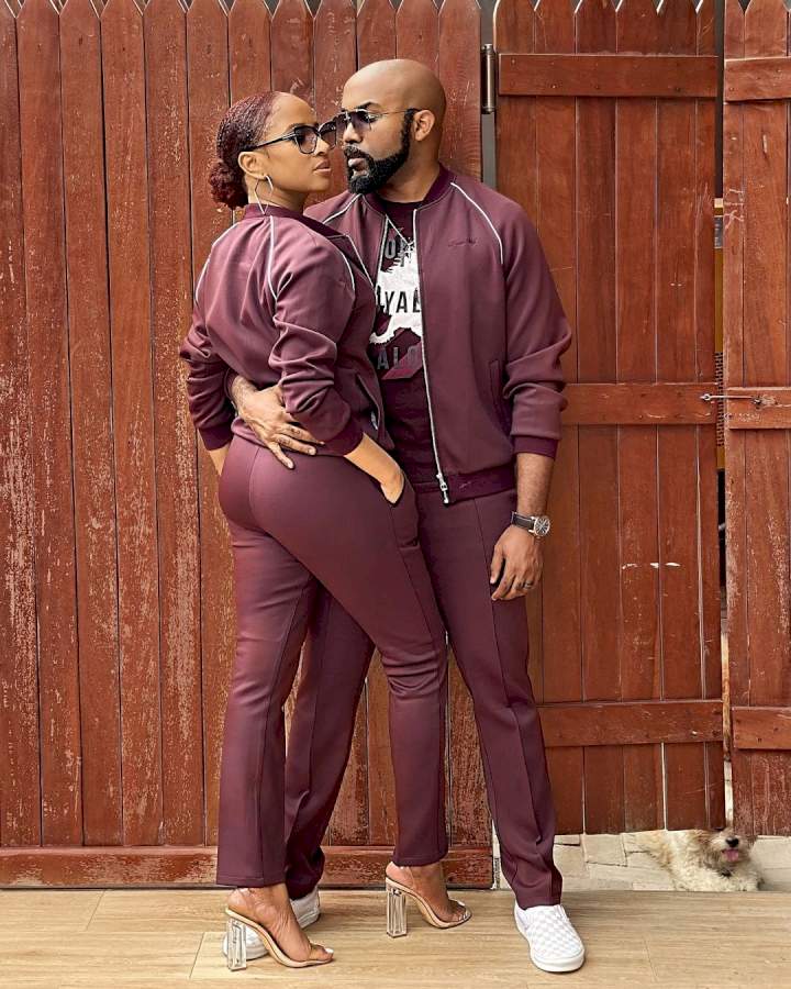'I love you scatter' - Banky W celebrates his wife, Adesua Etomi on mothers' day