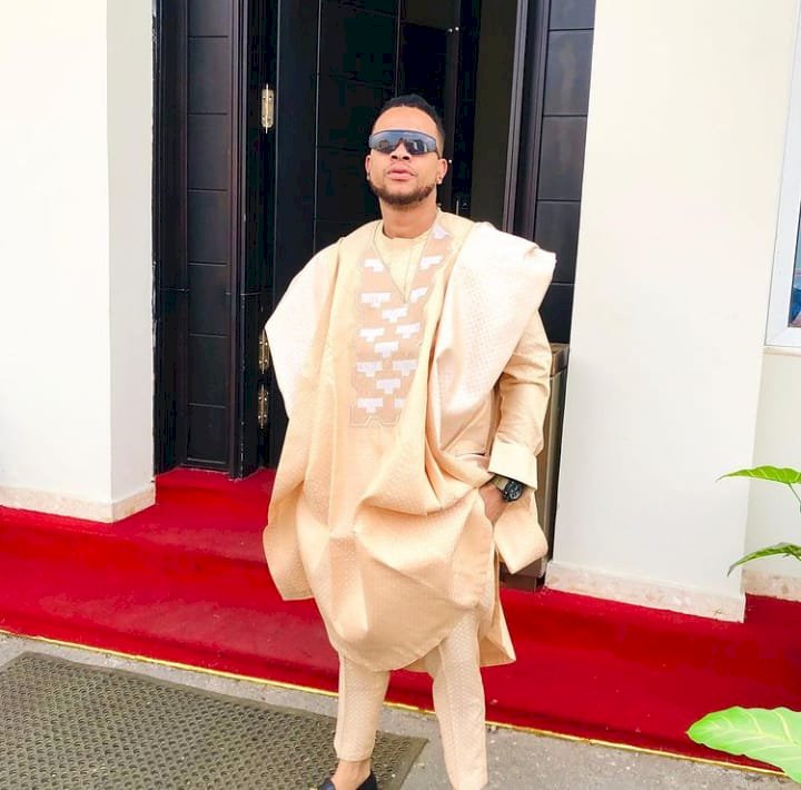 'This guy is a toyboy' - Reactions as the face of Uche Ogbodo's baby daddy hits the internet