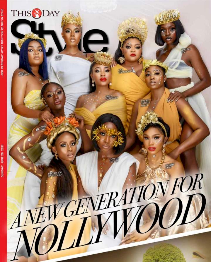 'I'm one of the stand-out actresses of this generation' - Erica Nlewedim brags as her face hits 'This Day Style Magazine'