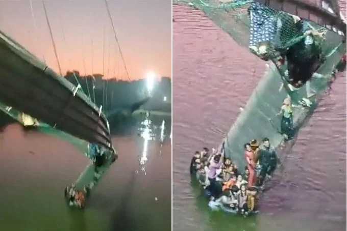 At least 60 dead, many injured after India bridge collapse (photos/video)