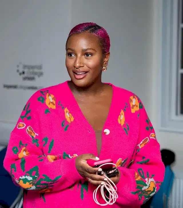 'This is what her fiancé will be eating with happiness' - Dj Cuppy stirs reactions as she makes jollof rice