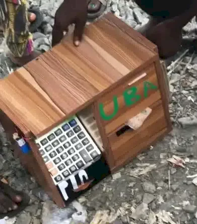 Talented boy leaves many impressed as he test runs portable ATM he built (Video)